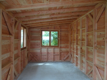 INTERIEUR CHALET EN DOUGLAS NATUREL