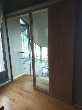 porte coulissant intérieure en chêne massif